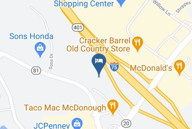 Henry - Quality Inn McDonough Atlanta South Maps