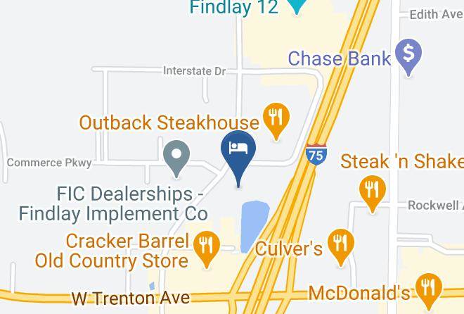 Hancock - Baymont Inn & Suites By Wyndham Findlay Maps