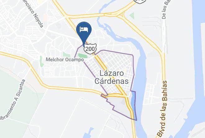 Lazaro Cardenas - Baymont Inn & Suites Lazaro Cardenas Maps