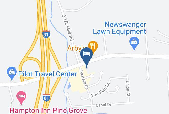 Schuylkill - Baymont Inn & Suites Pine Grove Maps