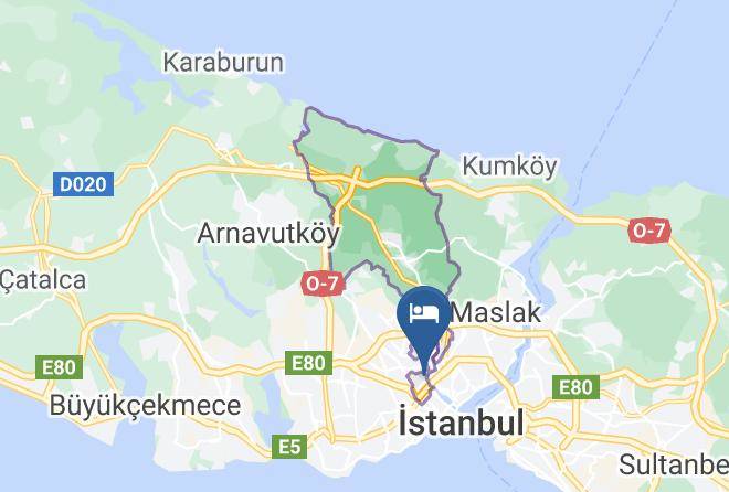 Eyupsultan - Bayrak Hotel & Restaurant Maps