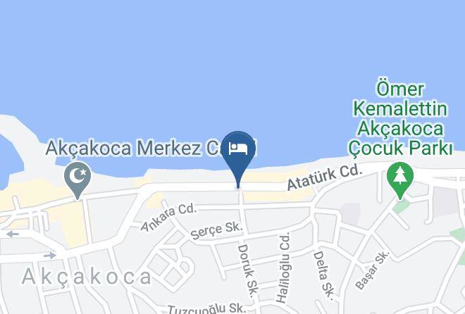 Akcakoca - Akcakoca Bayraktar Otel Maps