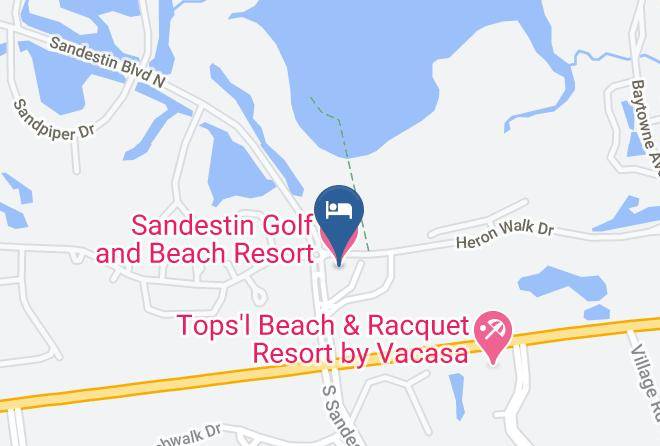 Sandestin Golf And Beach Resort Map