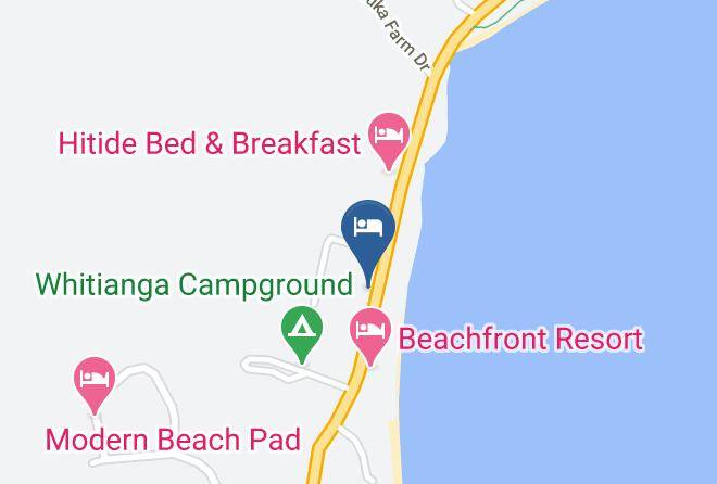Bayside Holiday Units Whitianga Map