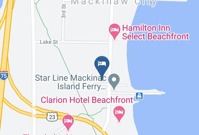 Cheboygan County - Bayside Hotel Of Mackinac Maps
