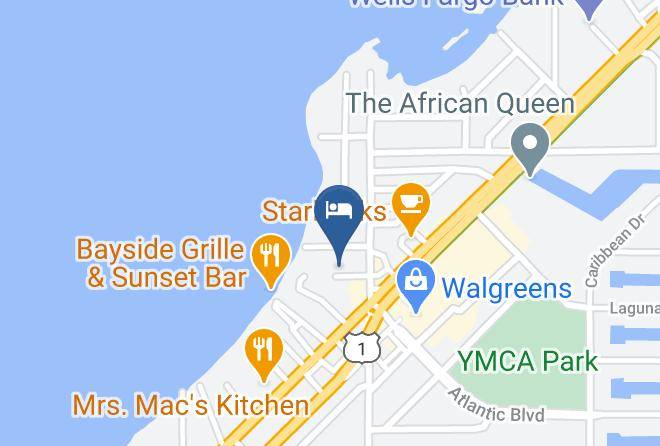 Bayside Inn Key Largo Map