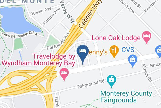 Monterey - Bayside Inn Maps