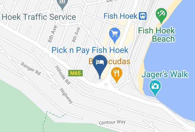 City Of Cape Town - Bettie's Holiday Units Maps