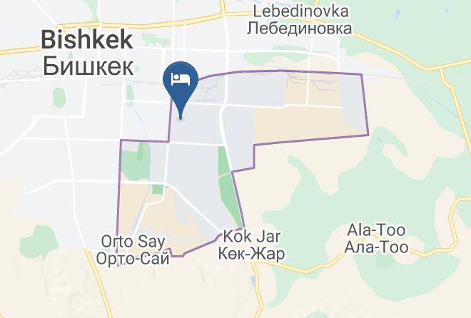 Bishkek - Baytur Sauna Maps