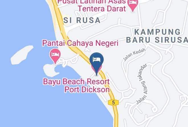 Sirusa - Bayu Beach Resort Port Dickson Maps