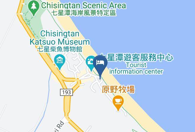 Bayview B&b Mapa - Taiwan - Hualiennty