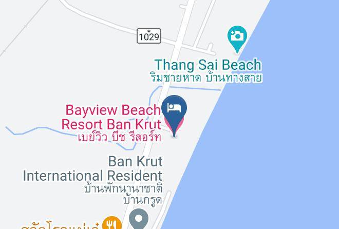 Amphoe Bang Saphan - Bayview Beach Resort Ban Krut Maps