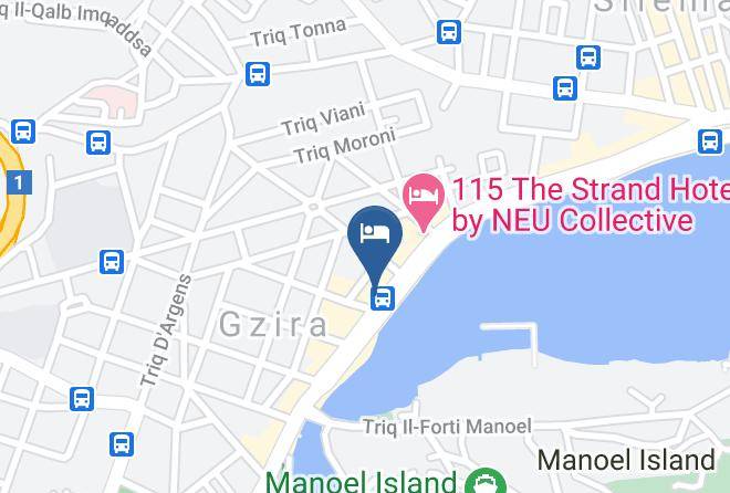 Gzira - Bayview Hotel By St Hotels Maps