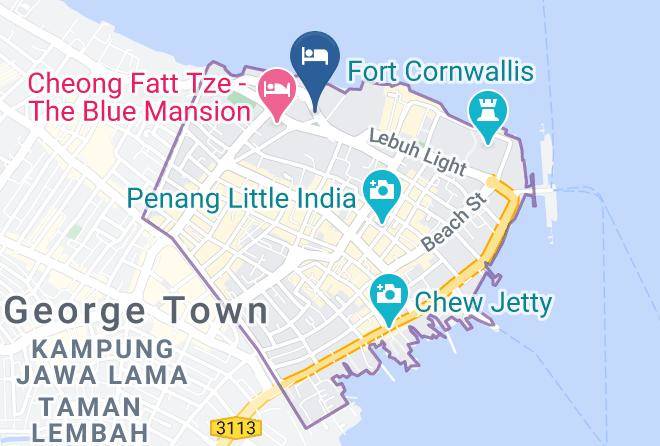 Bayview Hotel Georgetown Penang Map