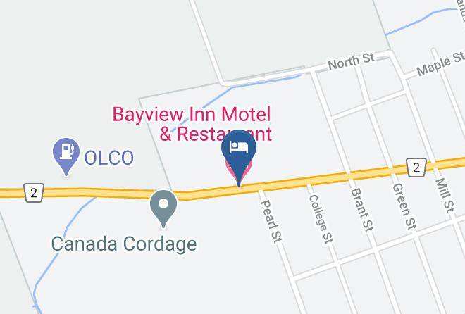 Hastings - Bayview Inn Motel & Restaurant Maps