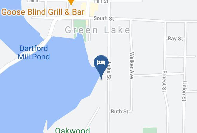 Green Lake - Bayview Motel And Marina Maps