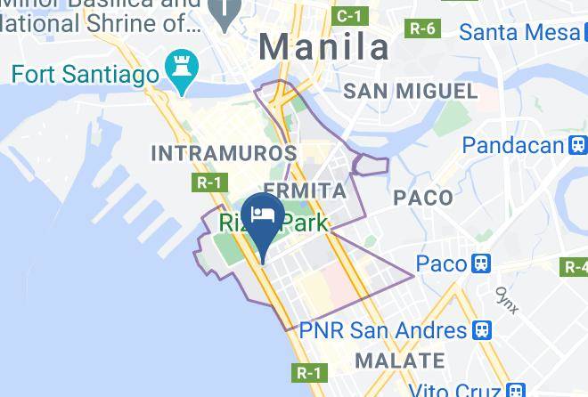 Bayview Park Hotel Manila Map