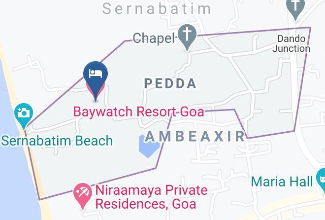 Baywatch Resort Goa Map