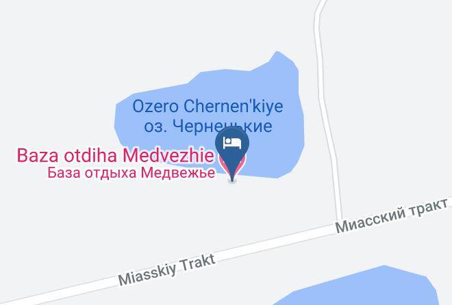 Miass - Baza Otdiha Medvezhie Maps