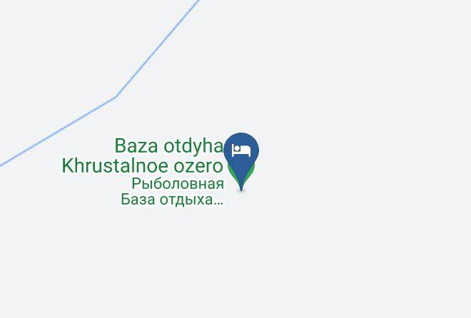 Baza Otdyha Khrustalnoe Ozero Map