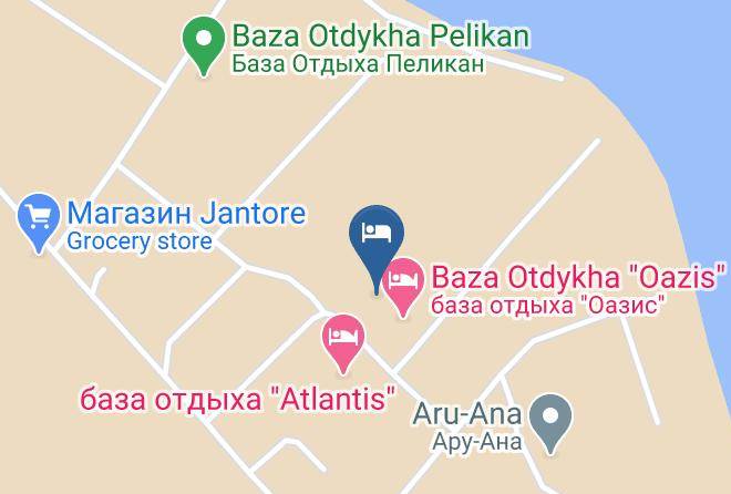 Kazakhstan - Baza Otdykha Almas Brilliant Maps