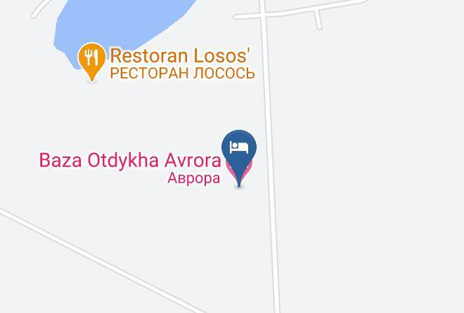 Luzhsky District - Baza Otdykha Avrora Maps