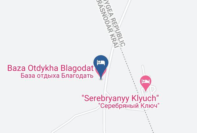 Apsheronsky District - Baza Otdykha Blagodat Maps