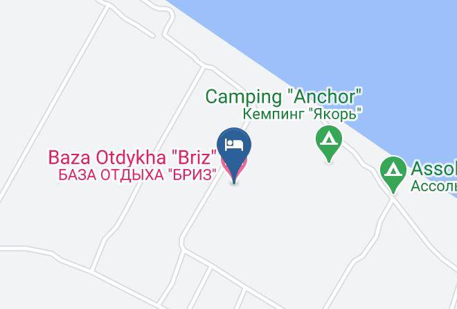 Yeysky District - Baza Otdykha Briz Maps