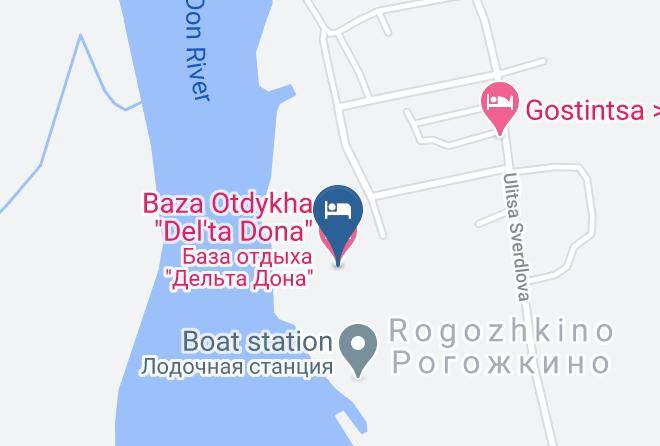 Azovsky District - Baza Otdykha Del'ta Dona Maps