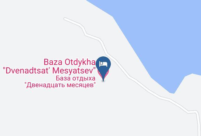 Kirillovsky District - Baza Otdykha Dvenadtsat' Mesyatsev Maps