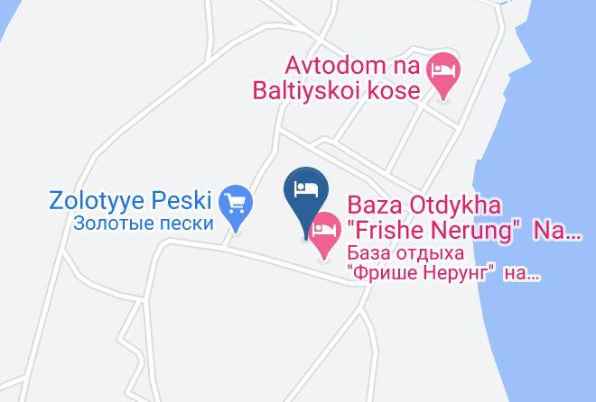 Baltiysky District - Baza Otdykha Frishe Nerung Maps