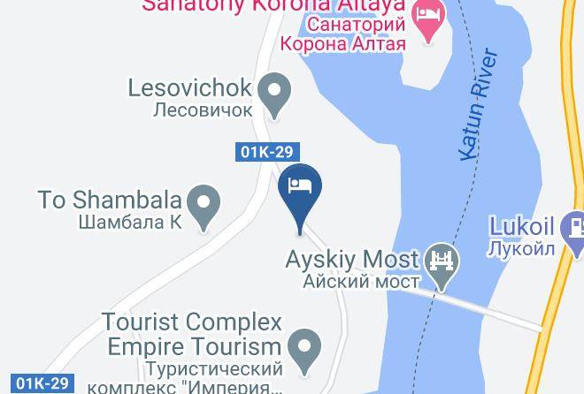 Altaysky District - Baza Otdykha Iveriya Maps