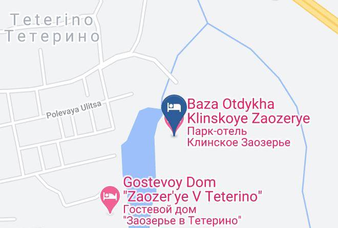 Baza Otdykha Klinskoye Zaozerye Map
