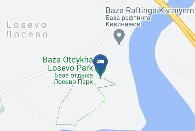 Baza Otdykha Losevo Park Map