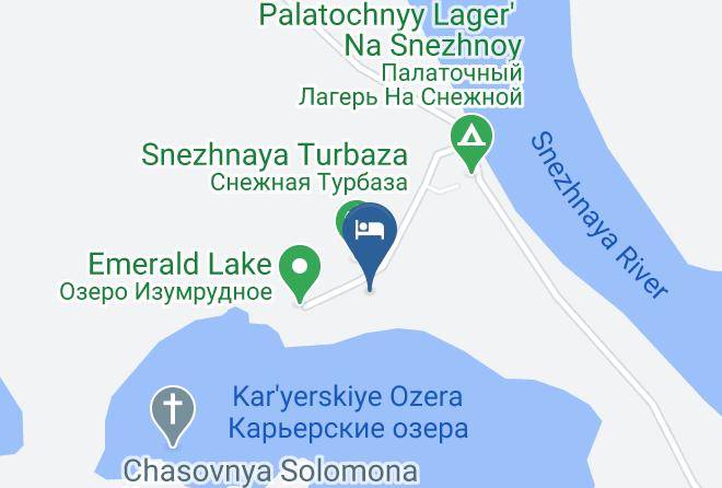 Slyudyansky District - Baza Otdykha Novaya Snezhnaya Maps