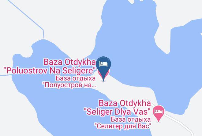 Ostashkovsky District - Baza Otdykha Poluostrov Na Seligere Maps