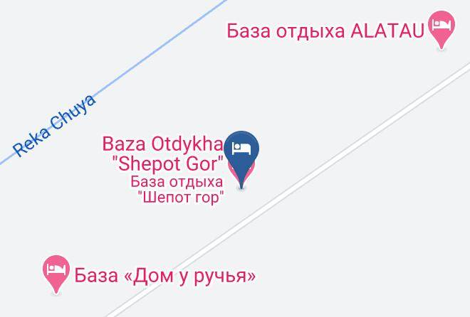 Ulagansky District - Baza Otdykha Shepot Gor Maps