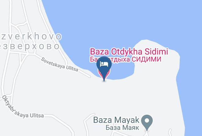 Khasansky District - Baza Otdykha Sidimi Maps