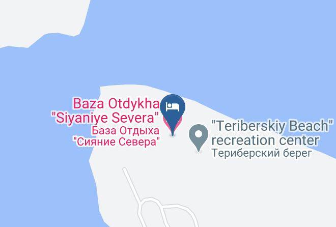 Kolsky District - Baza Otdykha Siyaniye Severa Maps