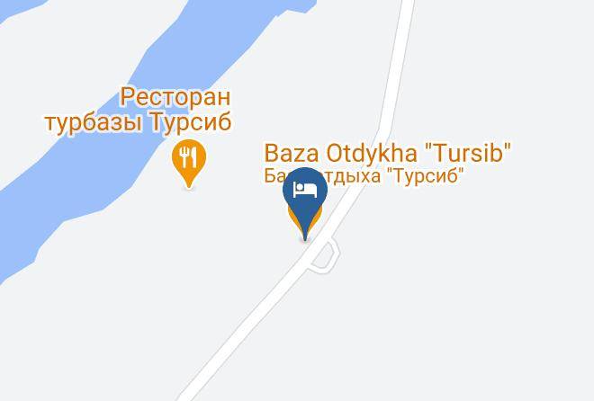 Baza Otdykha Tursib Map