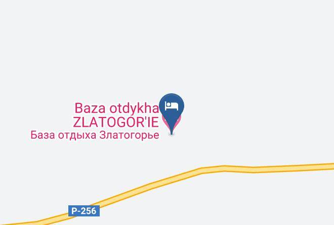 Ulagansky District - Baza Otdykha Zlatogor'ie Maps