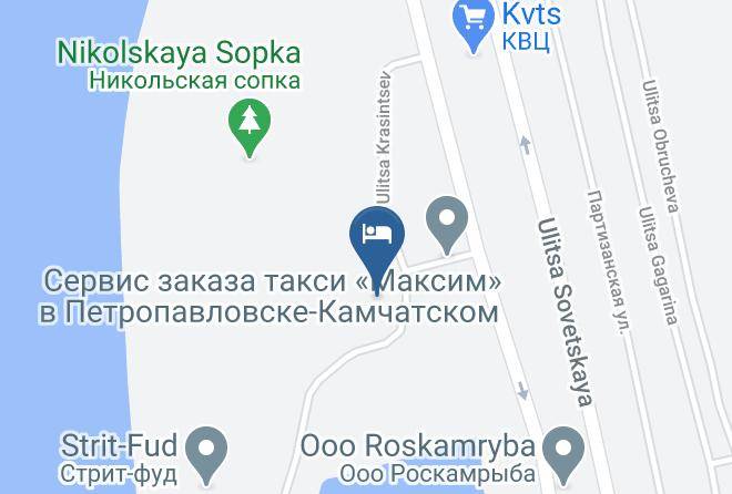 Petropavlovsk Kamchatskiy - Baza Po Priyemu Yunykh Turistov Maps