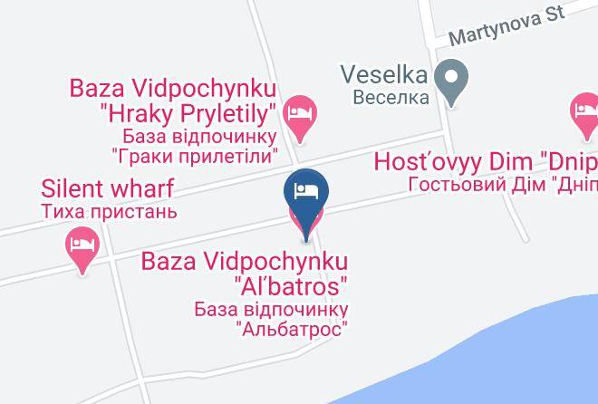 Pryazovske Raion - Baza Vidpochynku Albatros Maps