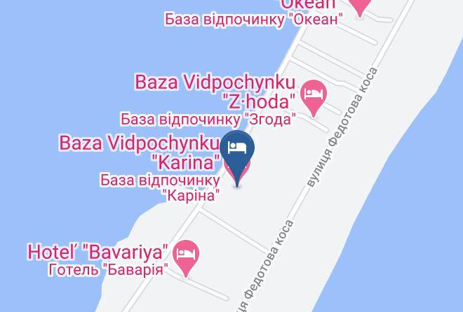 Baza Vidpochynku Karina Map