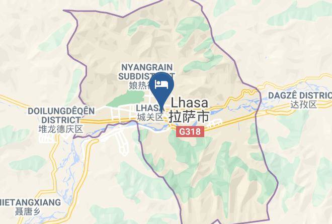 Lhasa - Bazha Hotel Maps