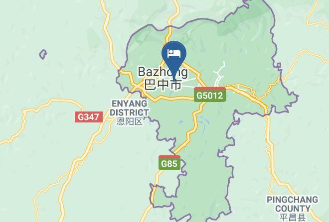 Bazhong - Bazhong E Business Hotel Maps