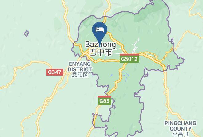 Bazhong - Bazhong Wanlai Guest Hotel Maps