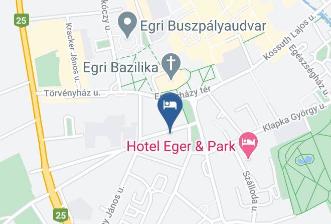 Eger - Bazilika Vendeghaz Maps