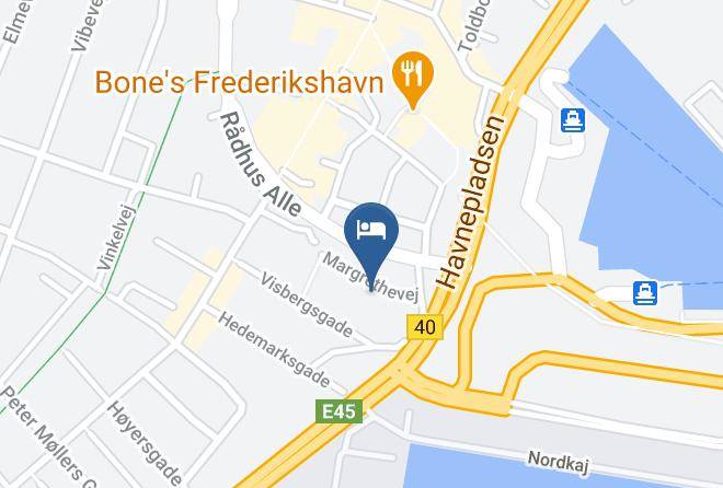 Frederikshavn - Bb Hotel Frederikshavn Turisthotellet Maps