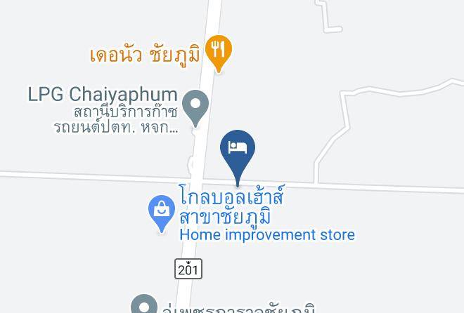 Amphoe Mueang Chaiyaphum - Bbm Hotel Maps